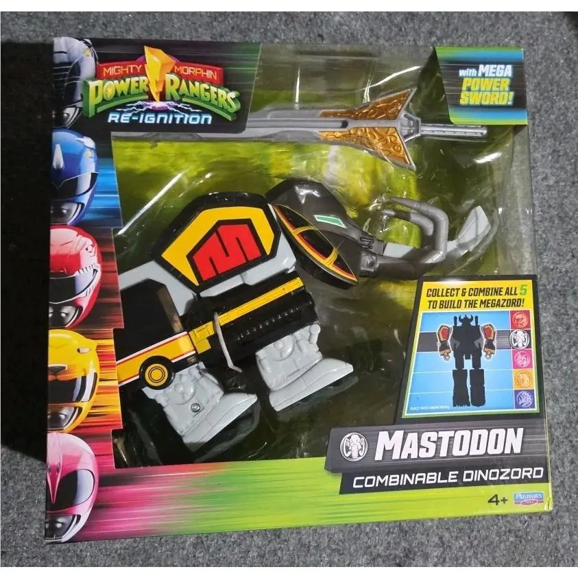 Playmates Mighty Morphin Power Rangers Re-ignition Mastodon Combinable Dinozord