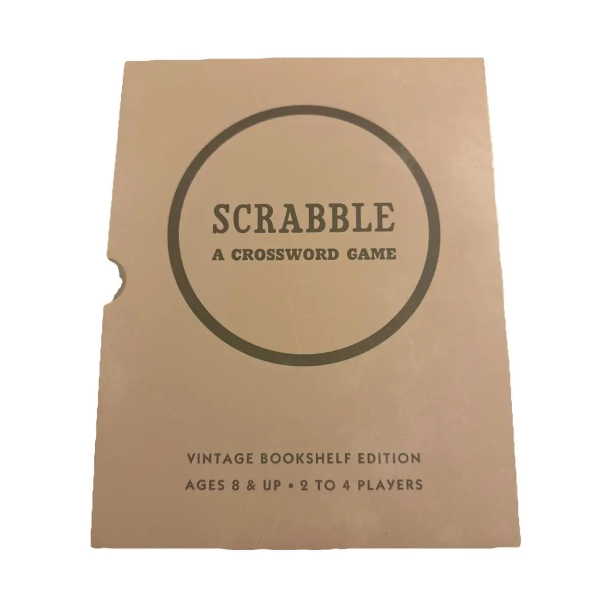 Scrabble Vintage Bookshelf Edition English Board Game Limited