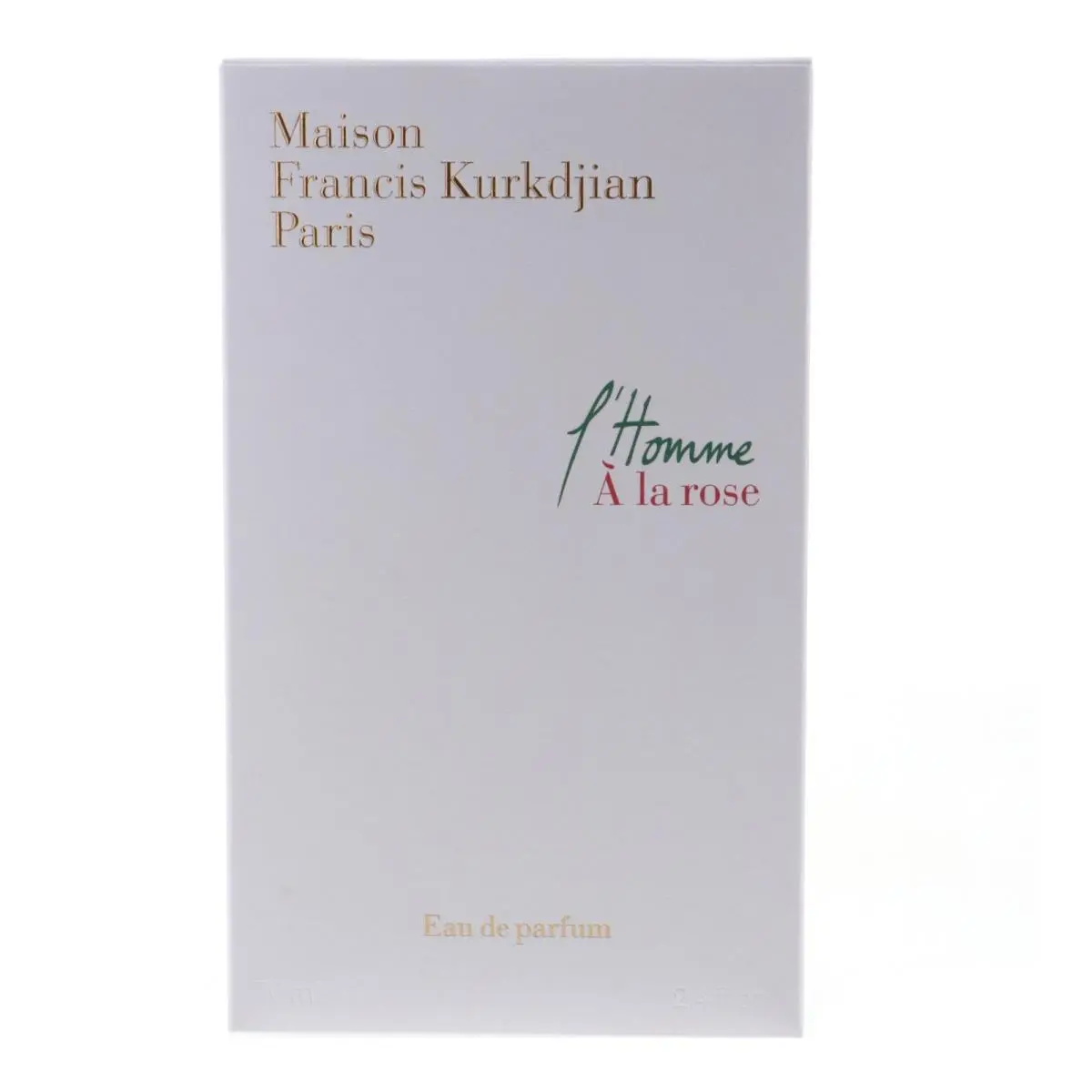 L`homme A La Rose Eau De Parfum 2.4 oz 2 Pack by Maison Francis Kurkdjian