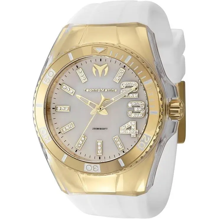 Technomarine TM-121244 Cruise Monogram White Mother of Pearl Dial Ladies Watch
