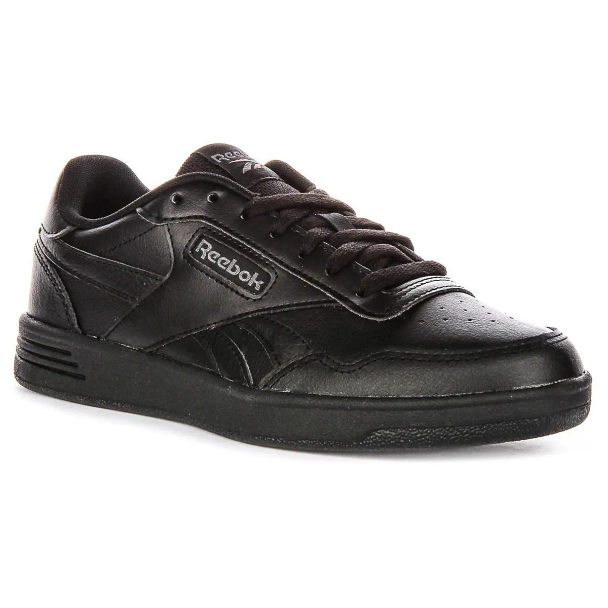 Reebok Court Advance Low Cut Vintage Leather Mens Sneaker In Black US 8 -15 - Black