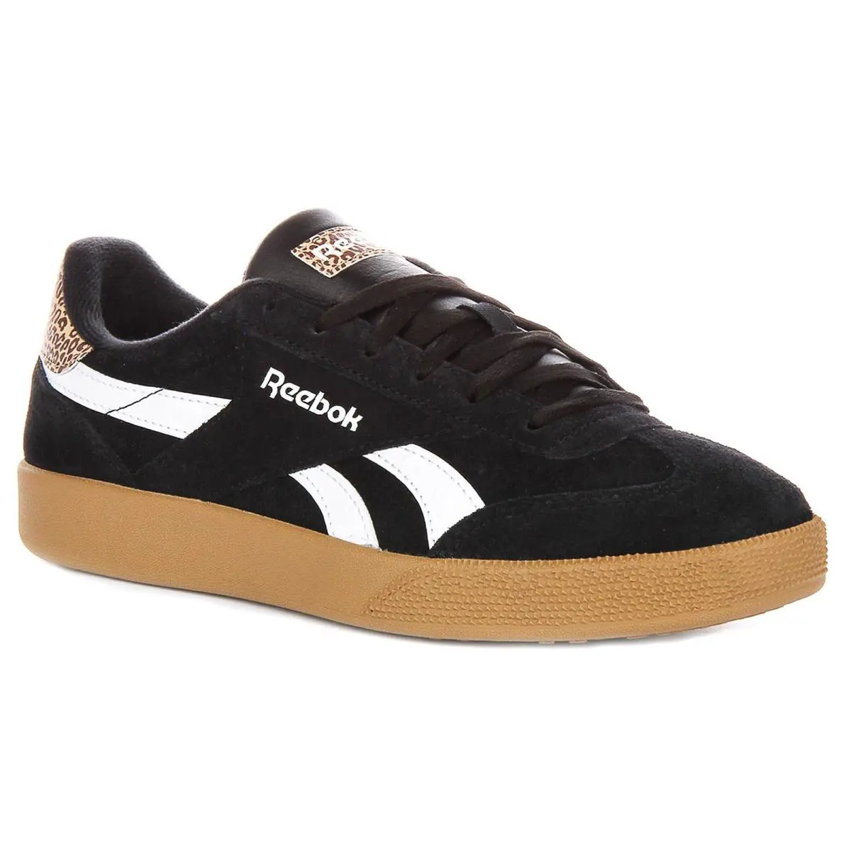 Reebok Smash Edge Low Vintage Lace Up Suede Mens Sneaker Black White US 8 - 10 - Black White