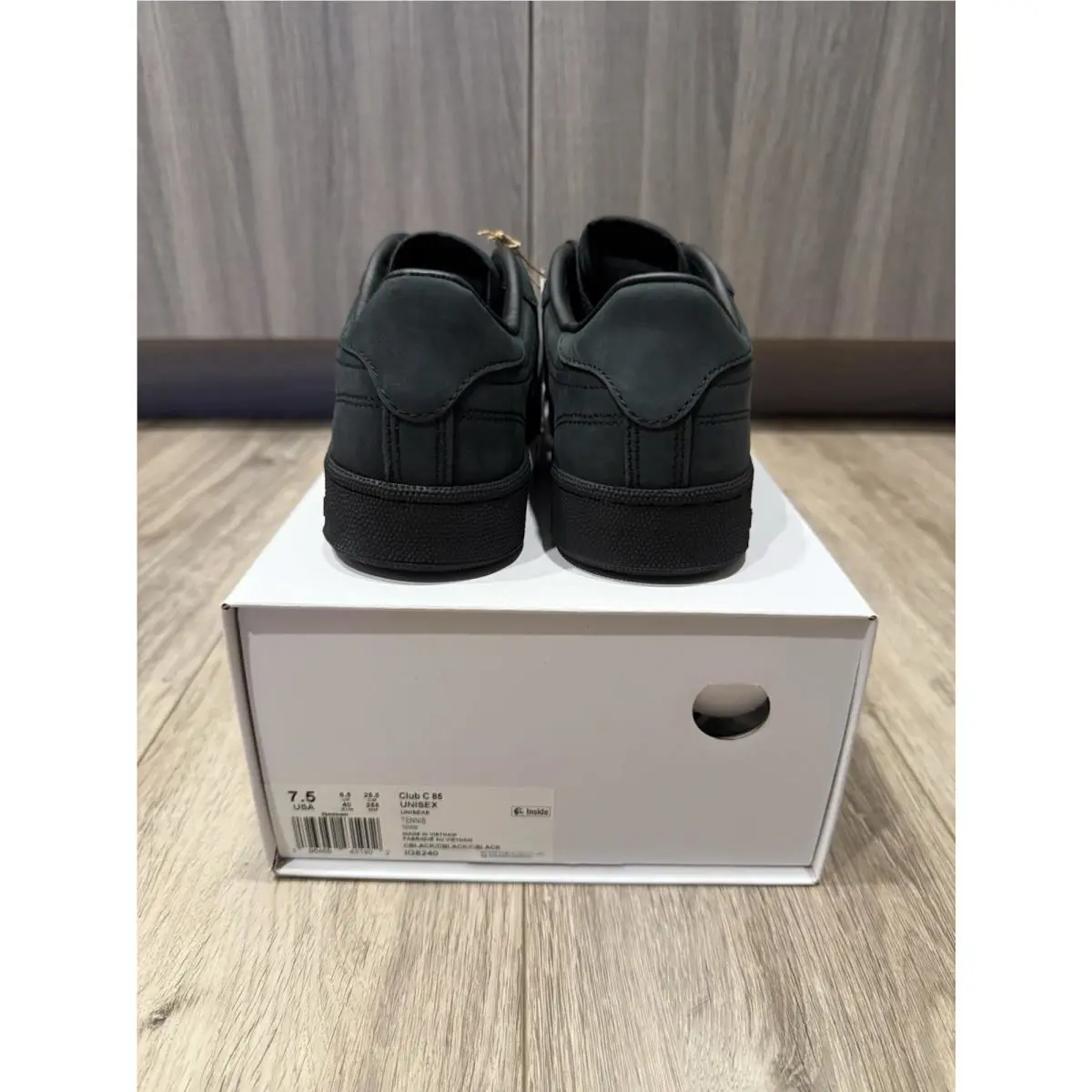 Reebok shoes - Reebok Club C - Club - IG8240 - Black 5