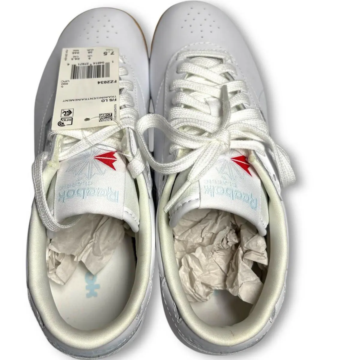 Reebok shoes - Reebok F - FZ2034 - White/Rbkg02/Glablu (UPC: 194814278714) 2