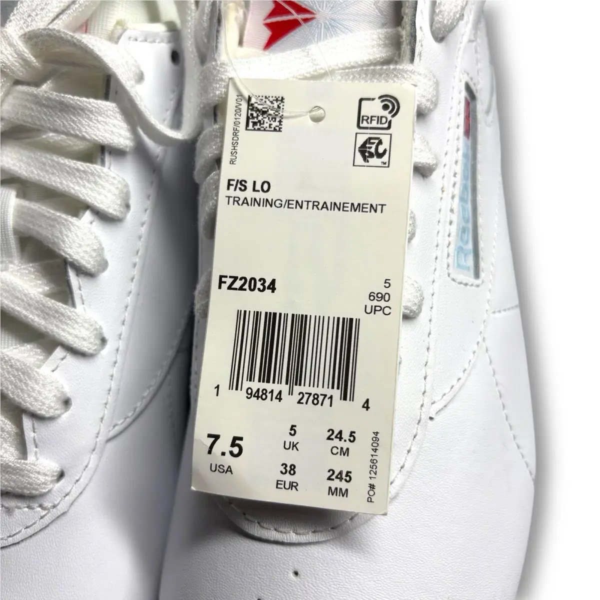 Reebok shoes - Reebok F - FZ2034 - White/Rbkg02/Glablu (UPC: 194814278714) 1