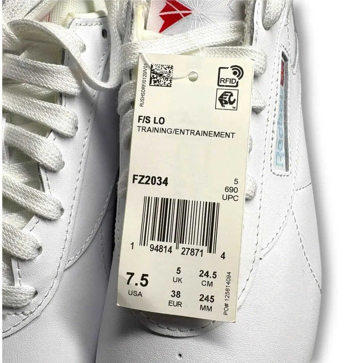 Reebok shoes - Reebok F - FZ2034 - White/Rbkg02/Glablu (UPC: 194814278714) 0