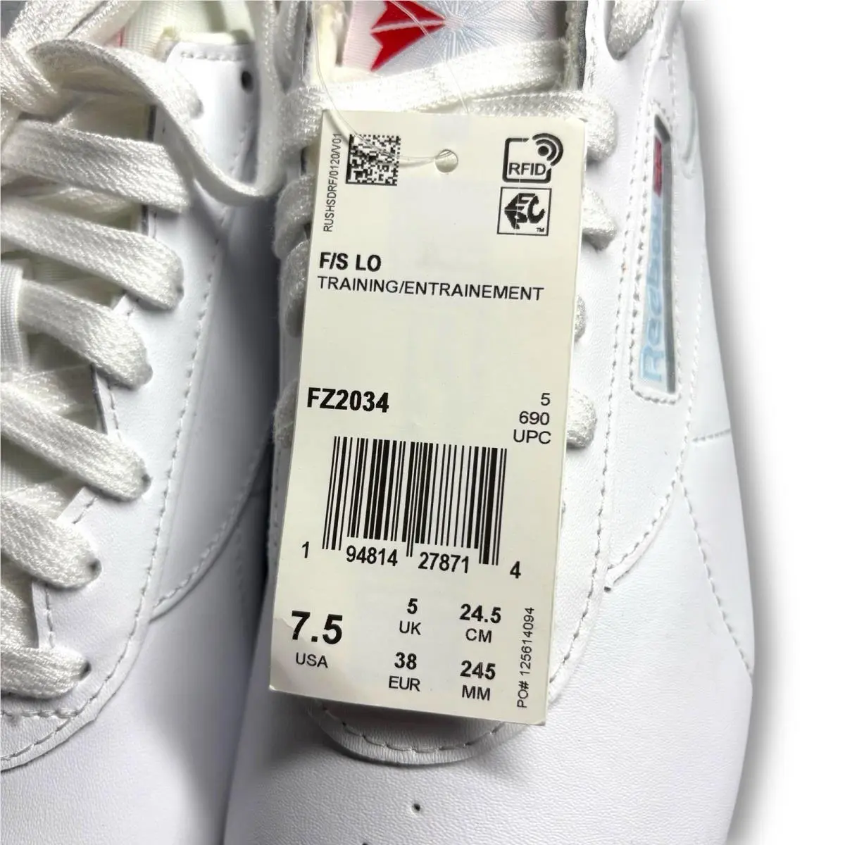 Reebok shoes - Reebok F - FZ2034 - White/Rbkg02/Glablu (UPC: 194814278714) 1