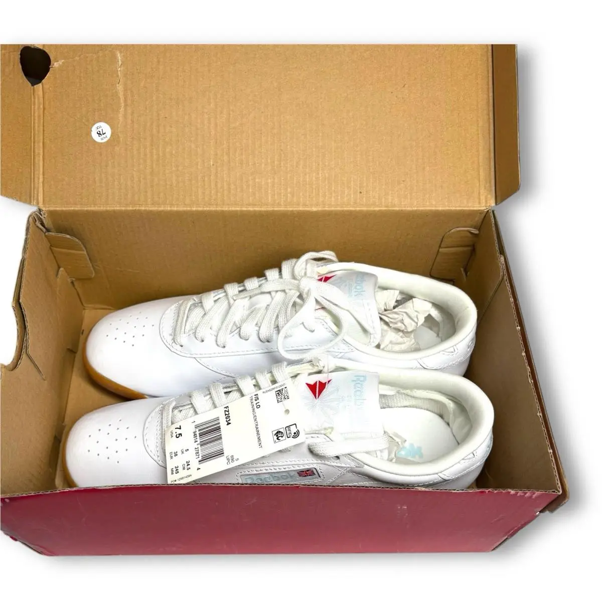 Reebok shoes - Reebok F - FZ2034 - White/Rbkg02/Glablu (UPC: 194814278714) 7