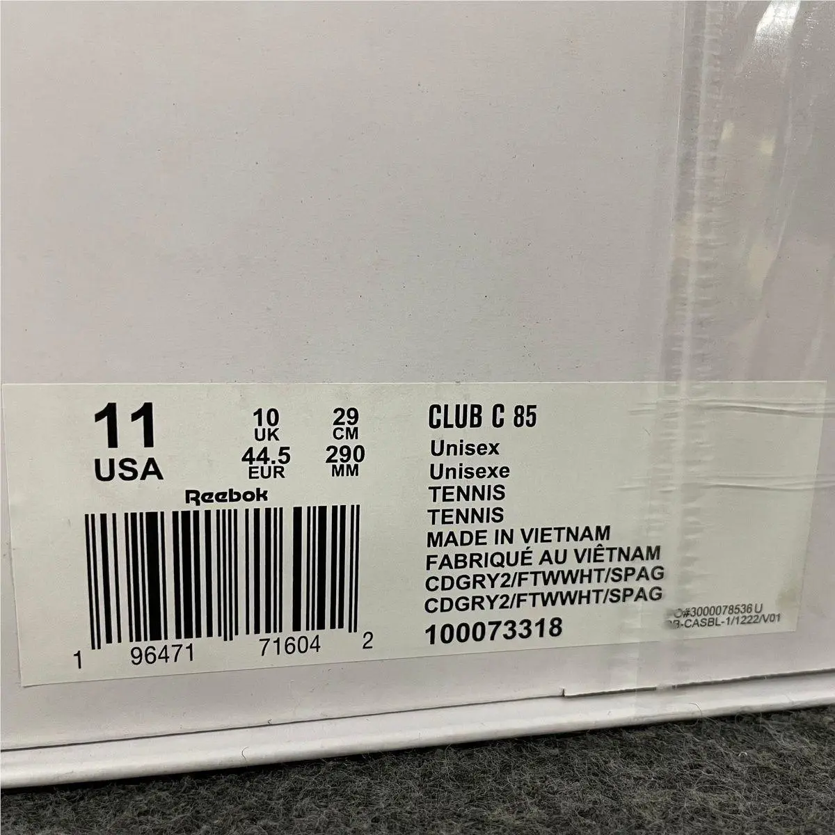 Reebok shoes - vs-171121 - vs-171121 - Gray (UPC: 196471716042) 3