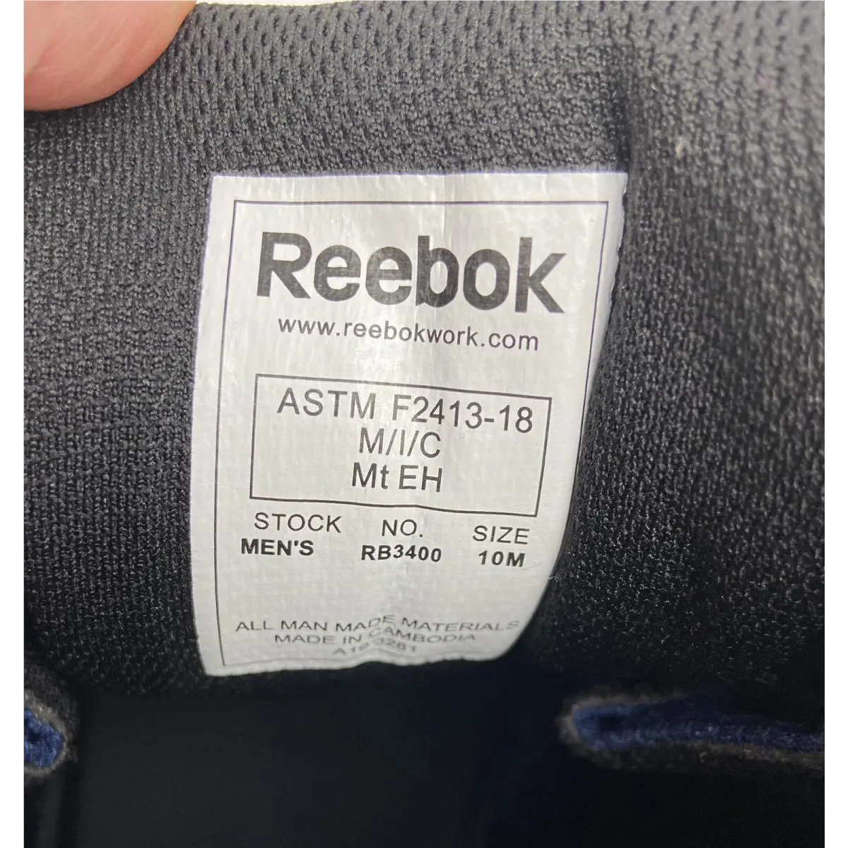Reebok shoes - REEBOK RB3400 - Navy Blue and Black 7
