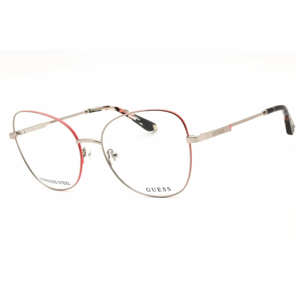 Guess GU2850 006 Shiny Dark Nickeltin 57mm Eyeglasses