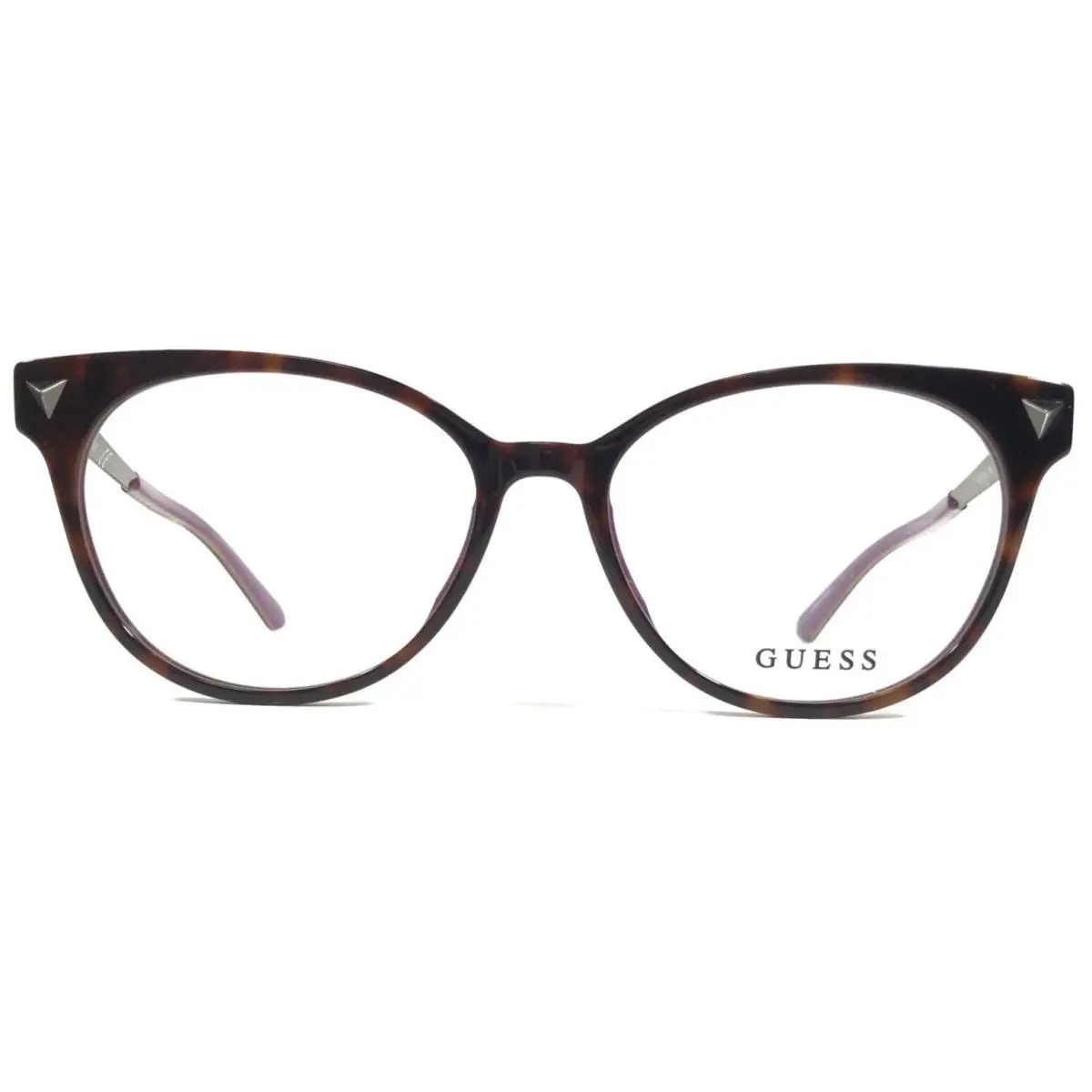 Guess Eyeglasses Frames GU2799 052 Gray Purple Tortoise Round Full Rim 54-16-140