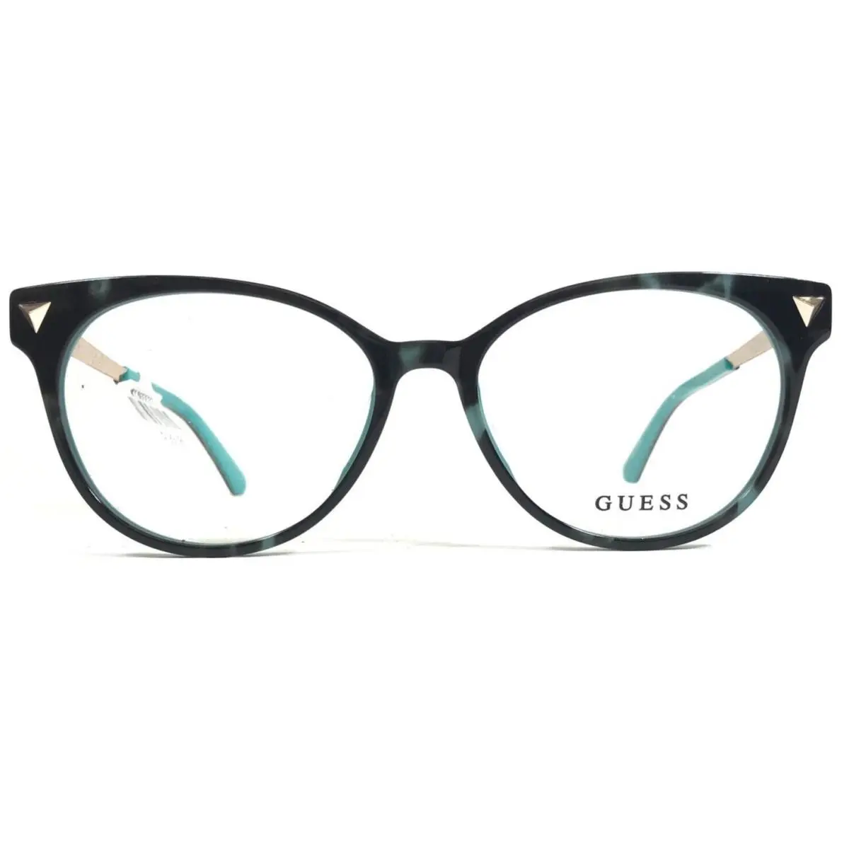 Guess Eyeglasses Frames GU2799 095 Black Blue Tortoise Gold Cat Eye 54-16-140