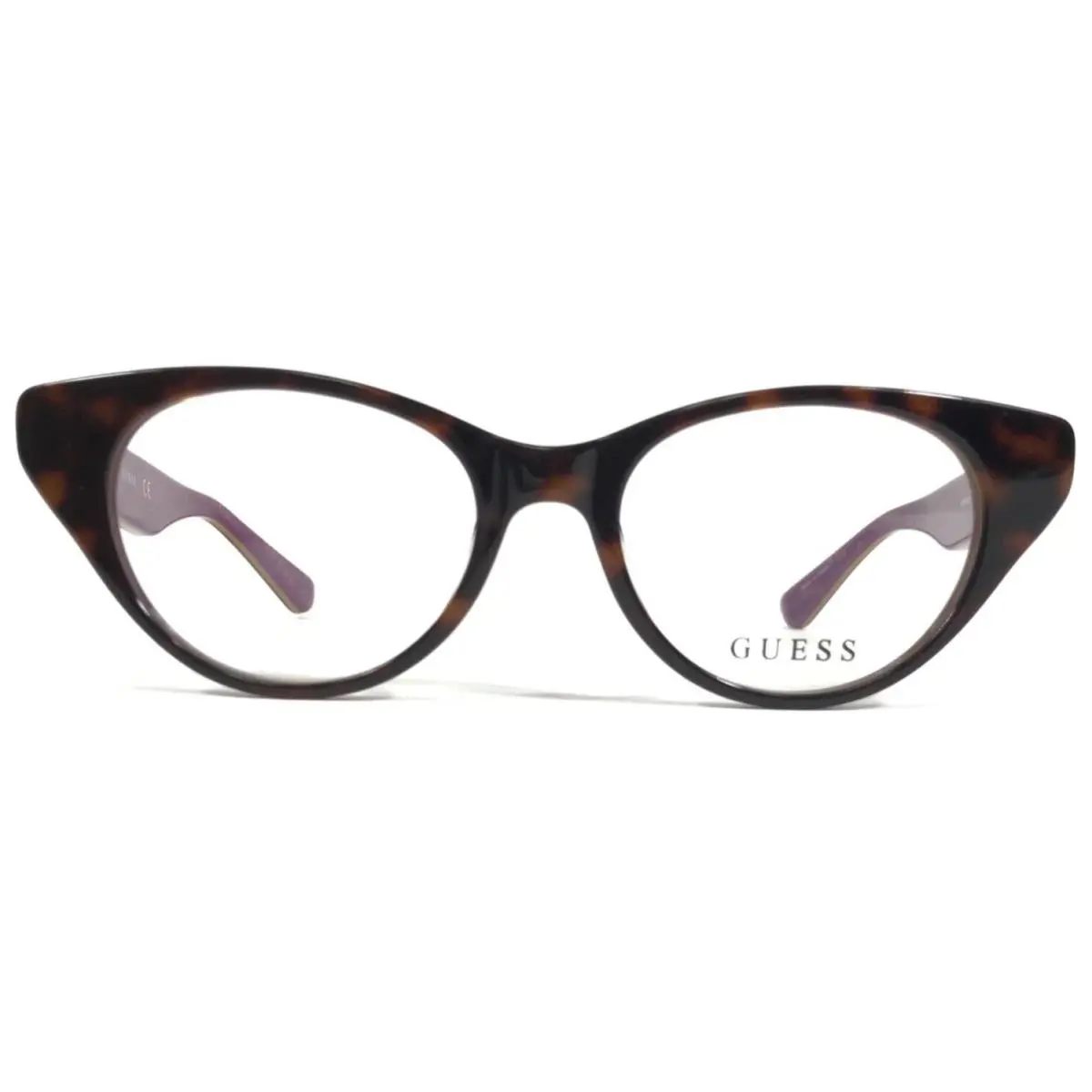 Guess Eyeglasses Frames GU9192 056 Purple Tortoise Cat Eye Round 47-16-130