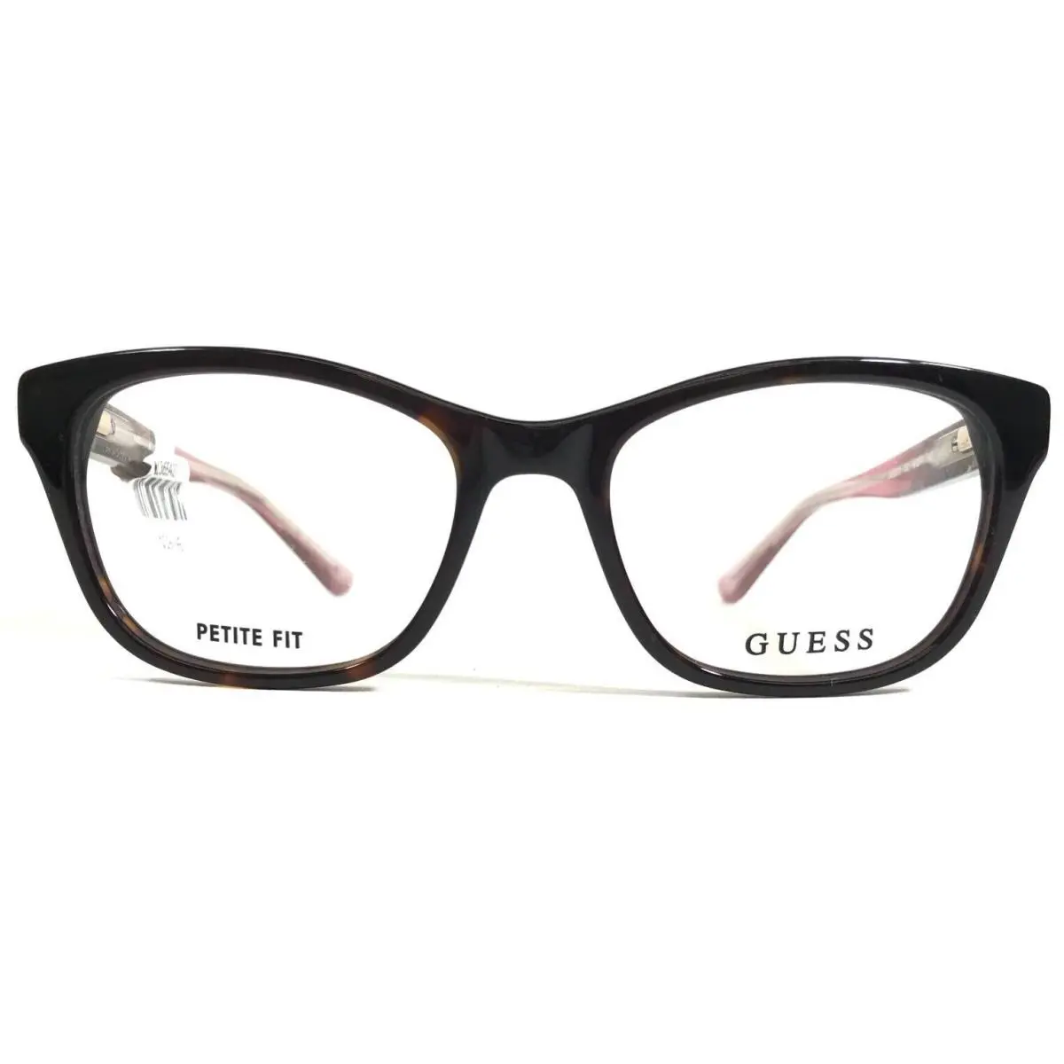 Guess Petite Eyeglasses Frames GU2678 052 Brown Tortoise Pink Glitter 49-17-140