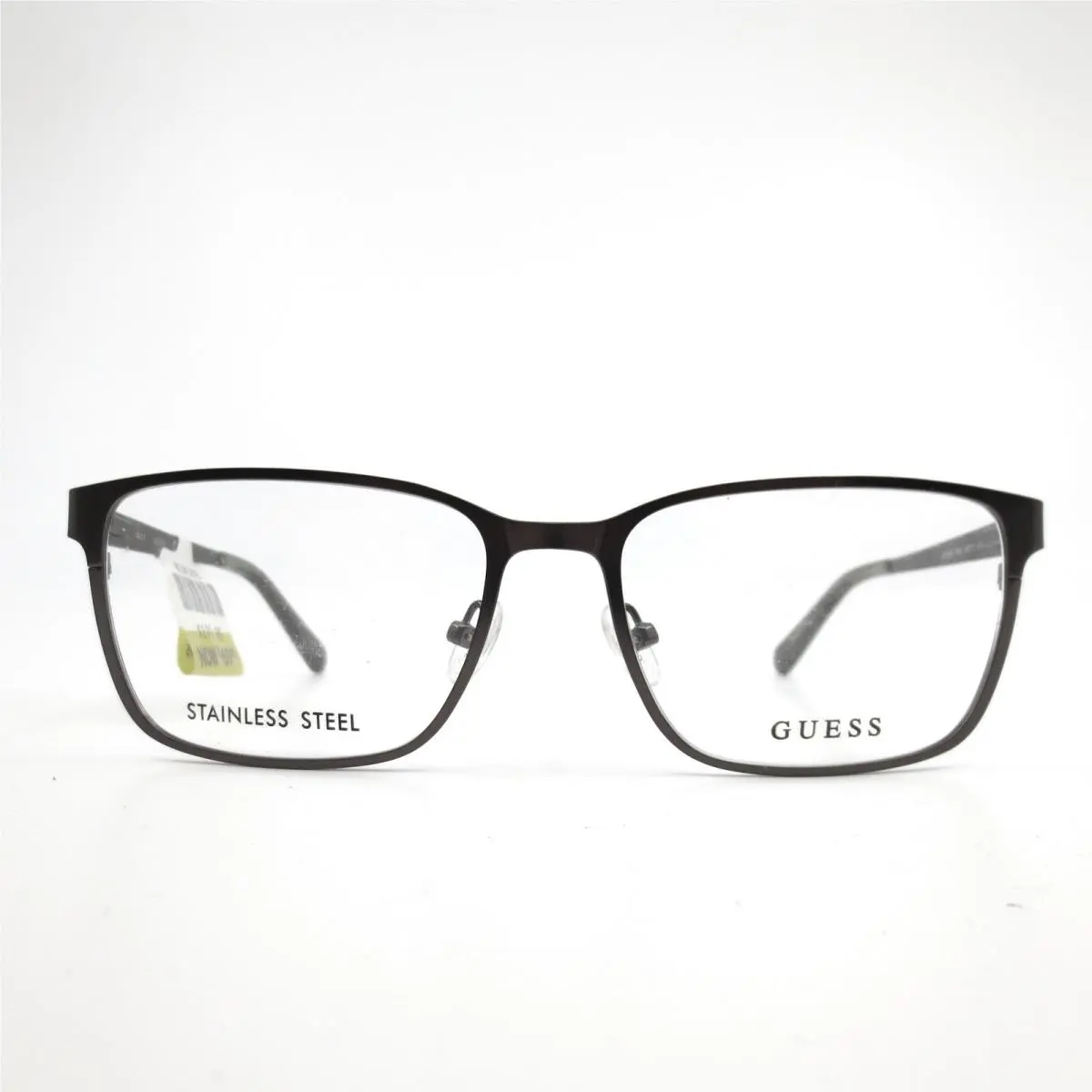 Guess GU1958 Mens Eyeglasses Gunmetal Stainless Steel Frames 56-17-145 - Frame: Gray
