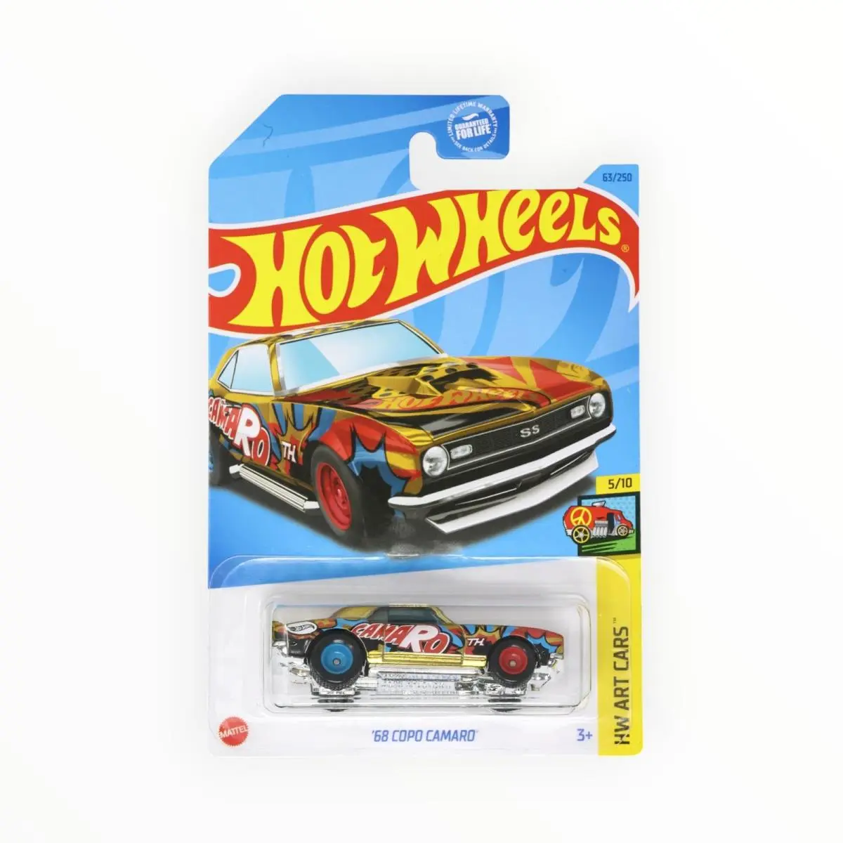 Hot Wheels `68 Copo Camaro 63/250 - Super Treasure Hunt - 2023 A