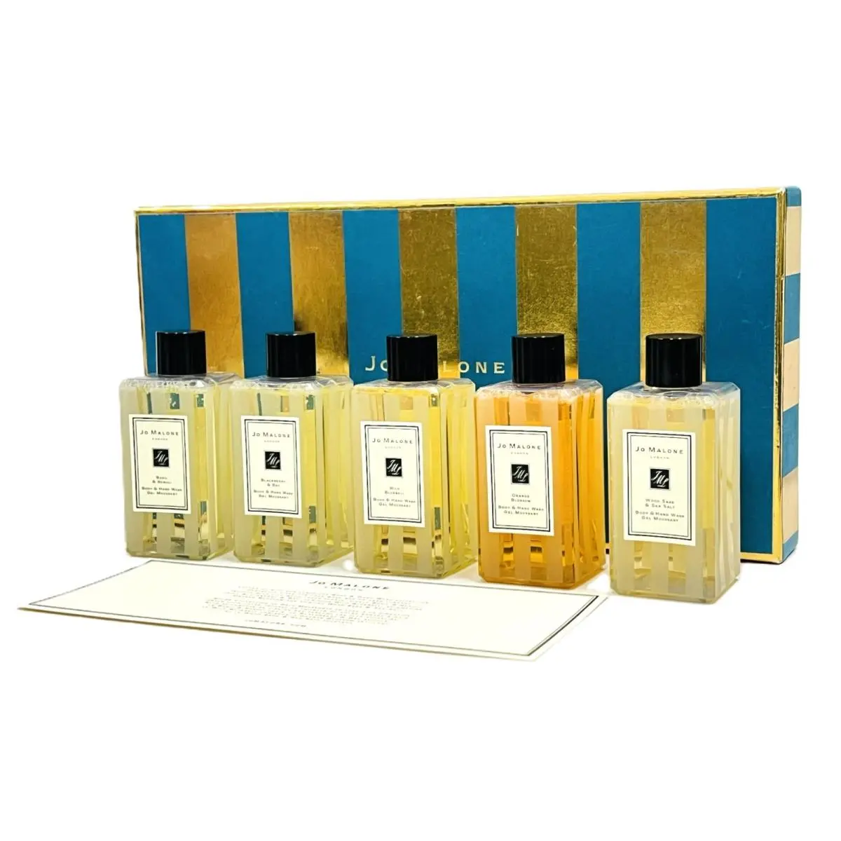 Jo Malone Body Hand Wash Collection 5 pc Set - 5 X 3.4 oz / 100 ml