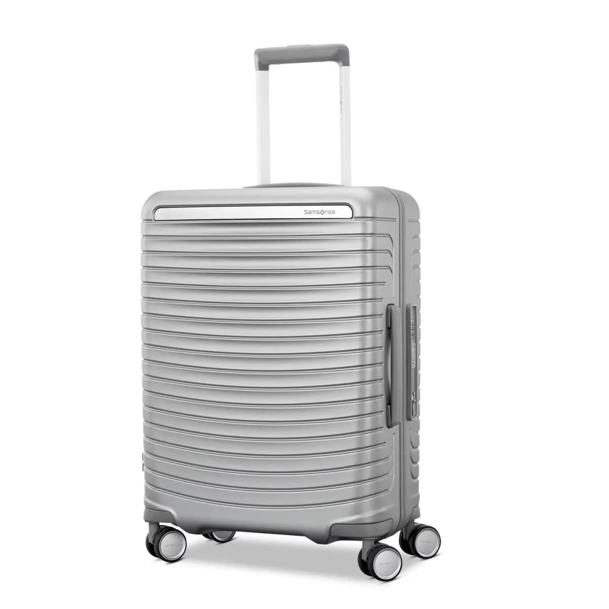 - Framelock Max Large Spinner Suitcase - Glacial Silver by Samsonite
