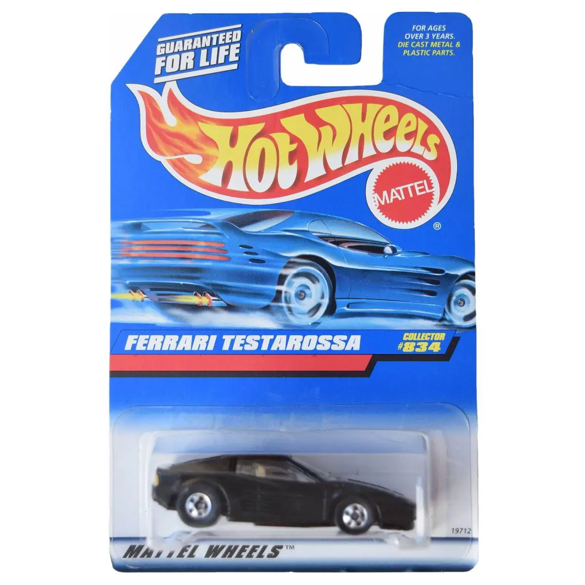 Hot Wheels Ferrari Testarossa Black 834