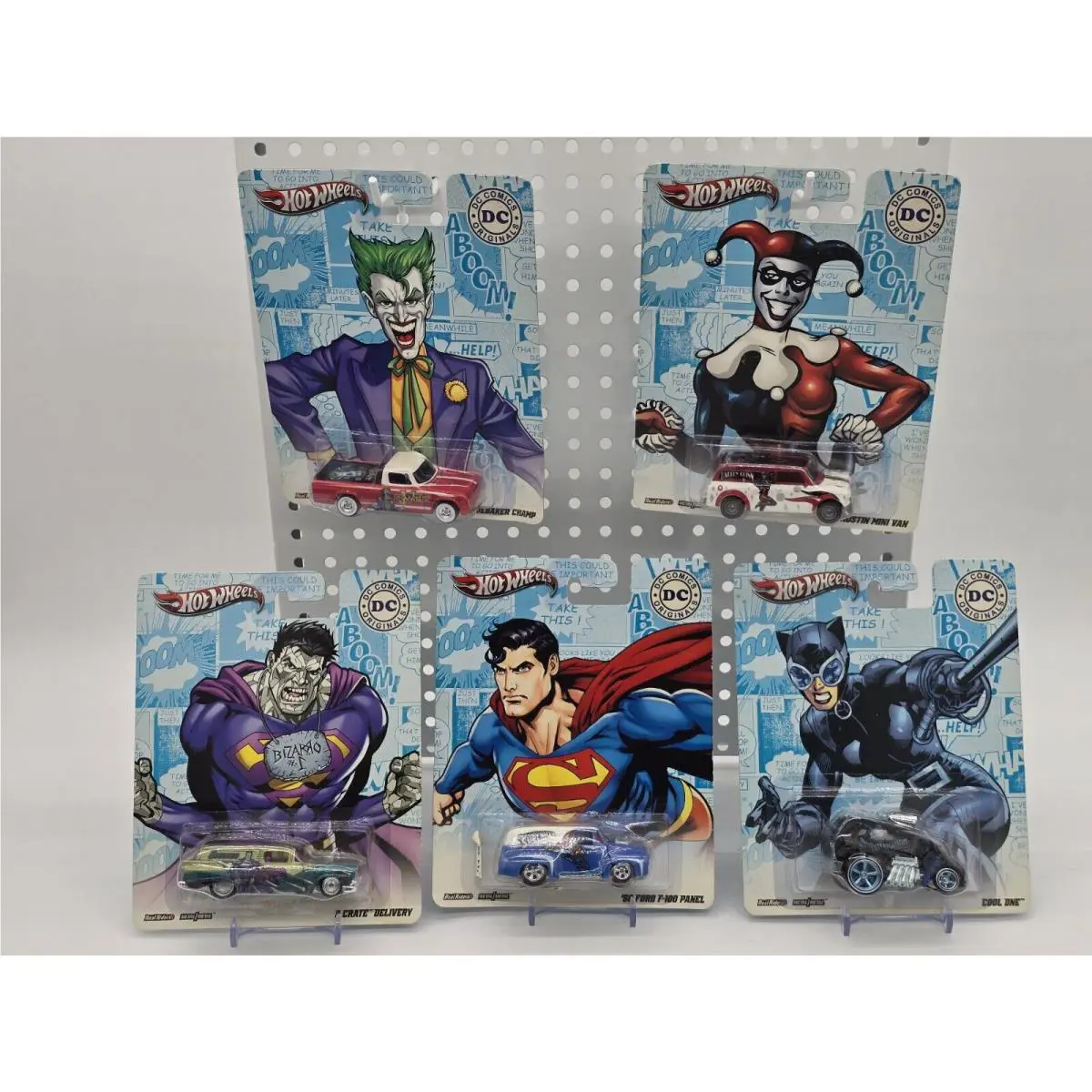 Hot Wheels - 2013 Pop Culture - DC Comics Originals - Set of 5