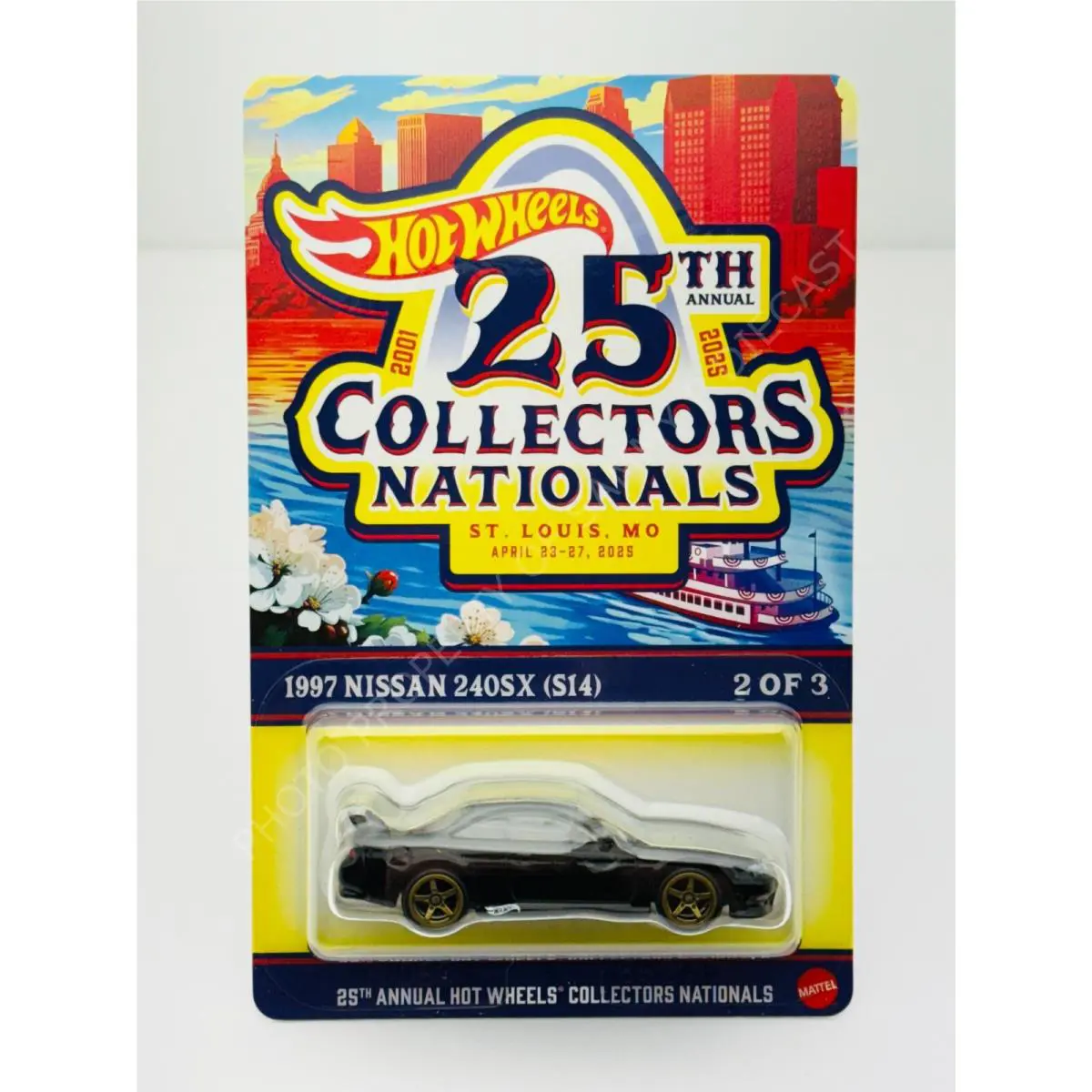 Hot Wheels 2025 25th Annual St Louis Nationals Nissan 240SX S14 525/6200