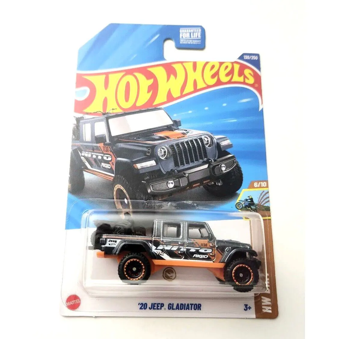 Hot Wheels ’20 Jeep Gladiator Black 130 - 2025 HW Dirt - Super Treasure Hunt