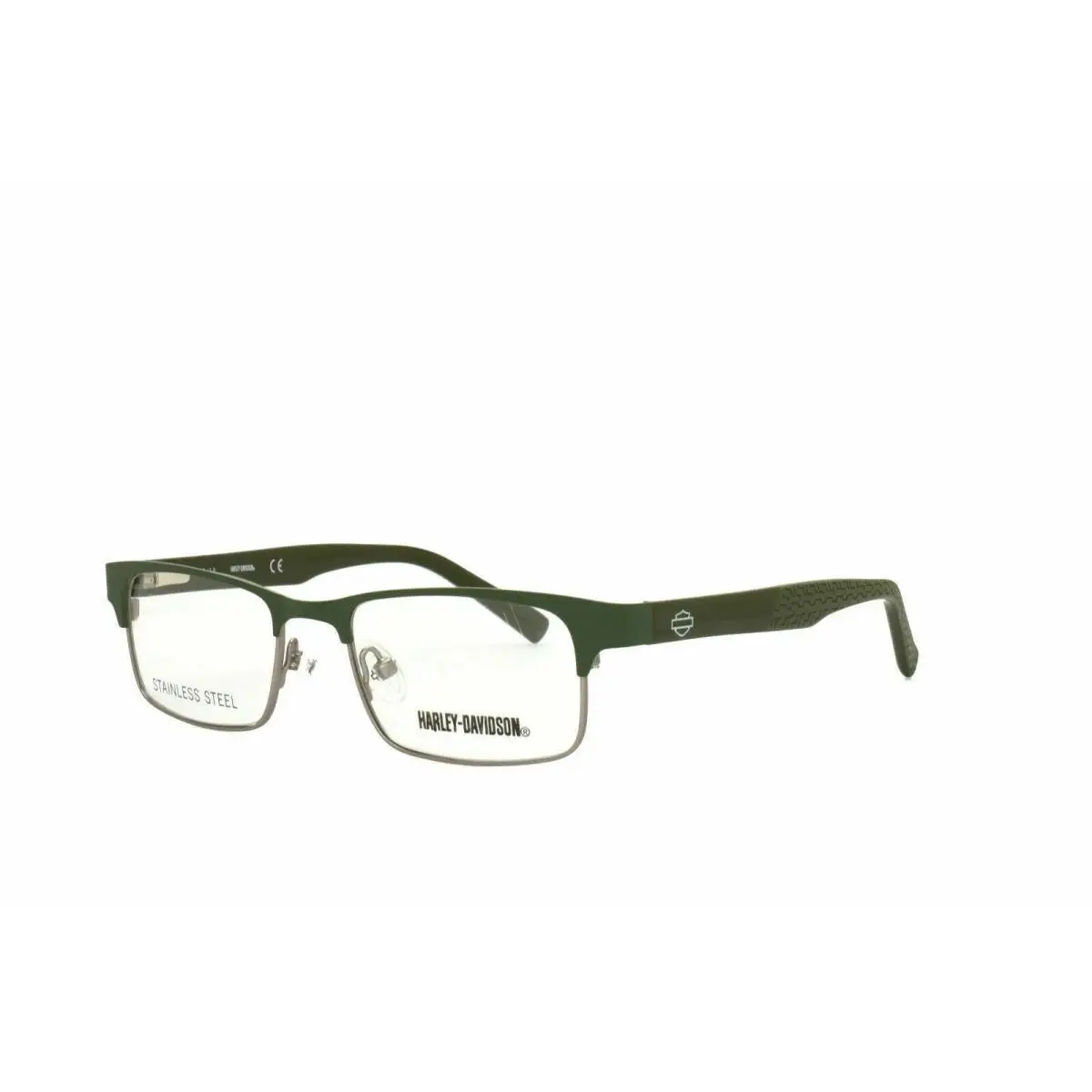 Harley Davidson HD0123T 098 Green Optical Eyeglass Frame For Kids Boys Child