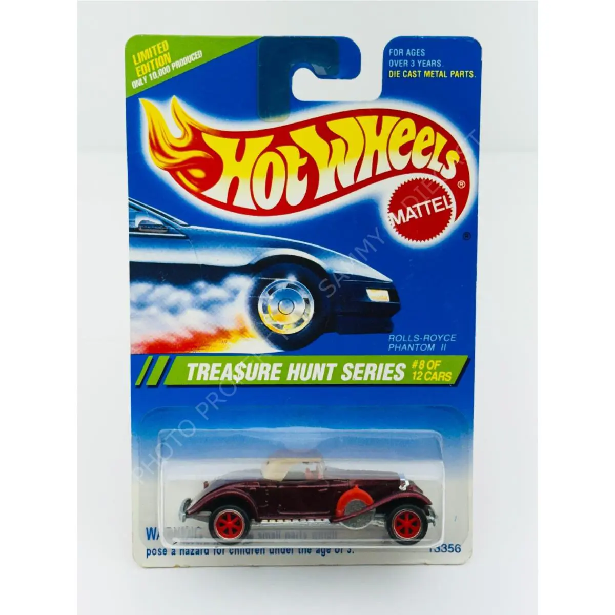 Hot Wheels 1995 Treasure Hunt Rolls Royce Phantom II in Blister