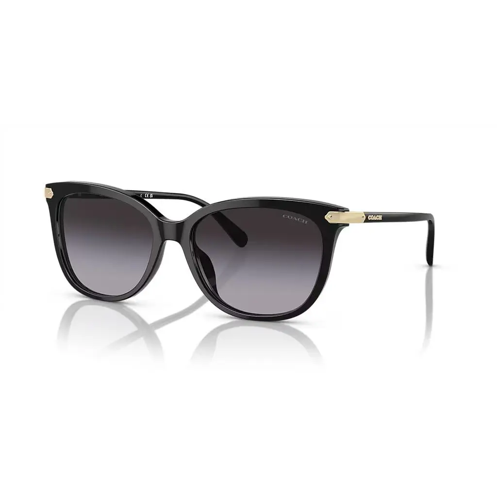 Coach HC8378U 50028G Black - Grey 57mm Sunglasses / /