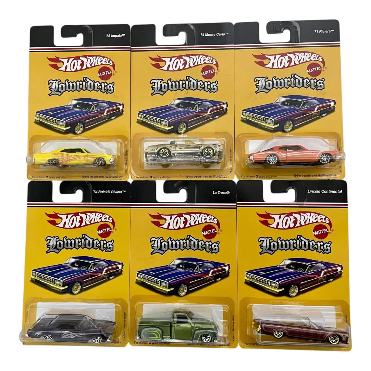 Hot Wheels Lowriders Series Target Exclusive Set of 6 Vhtf Rare