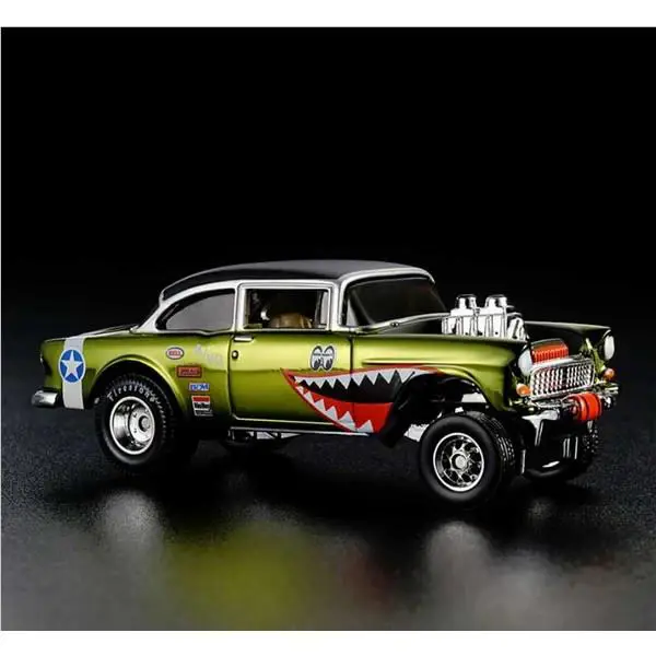Hot Wheels Red Line Club Rlc `55 Chevy Bel Air Gasser Flying Tiger 07883/12000 - Green