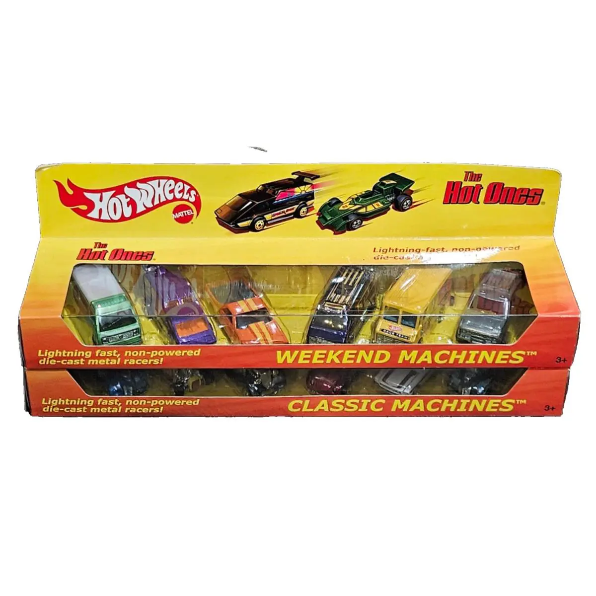 Hot Wheels The Hot Ones 6 Car Set Weekend Machines Classic Machines