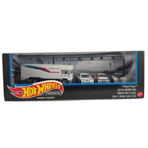 Hot Wheels Premium Fleet Flyer 2016 Bmw M2 M3 2001 M5