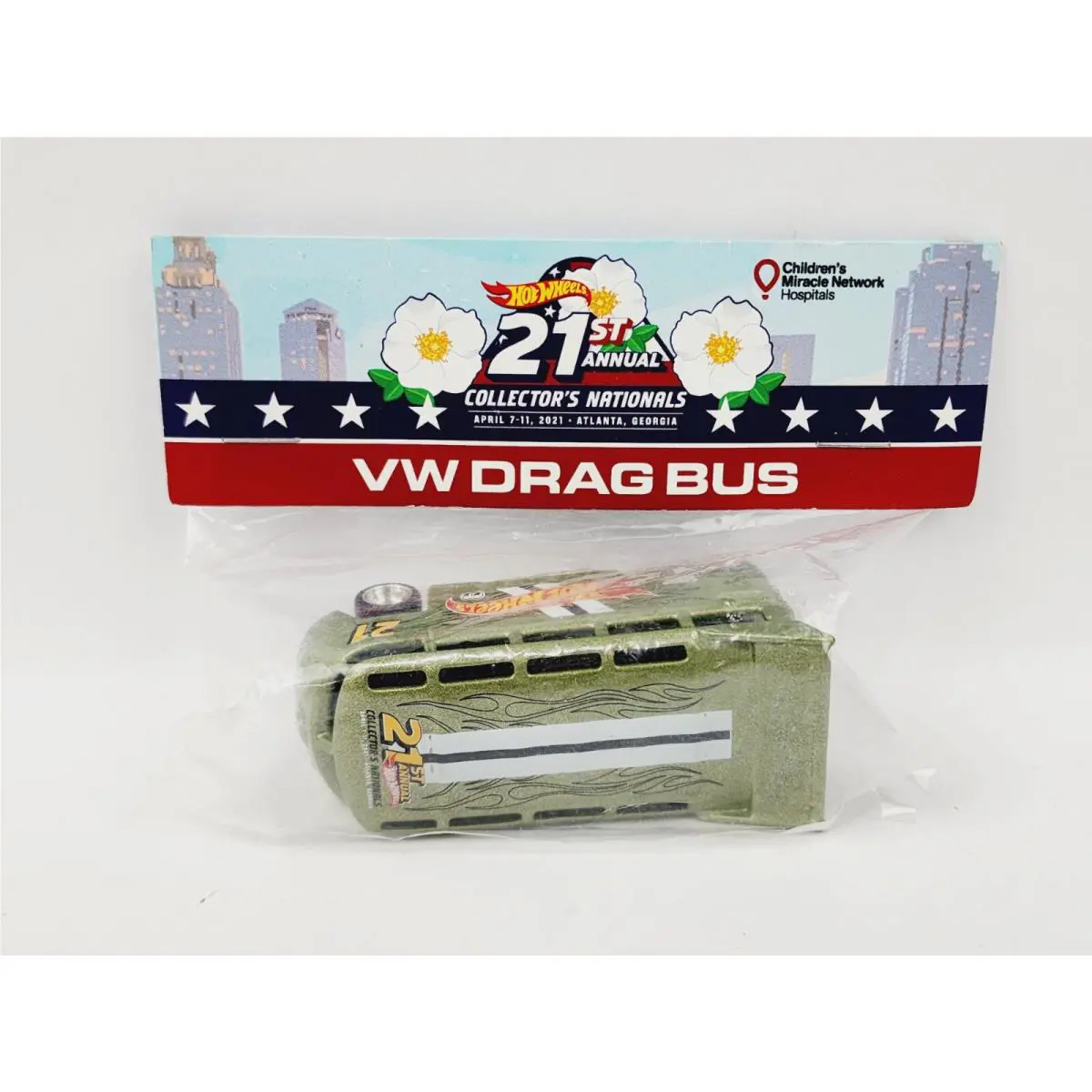 Hot Wheels 21ST Nationals Volkswagen Drag Bus Very Nice WT209