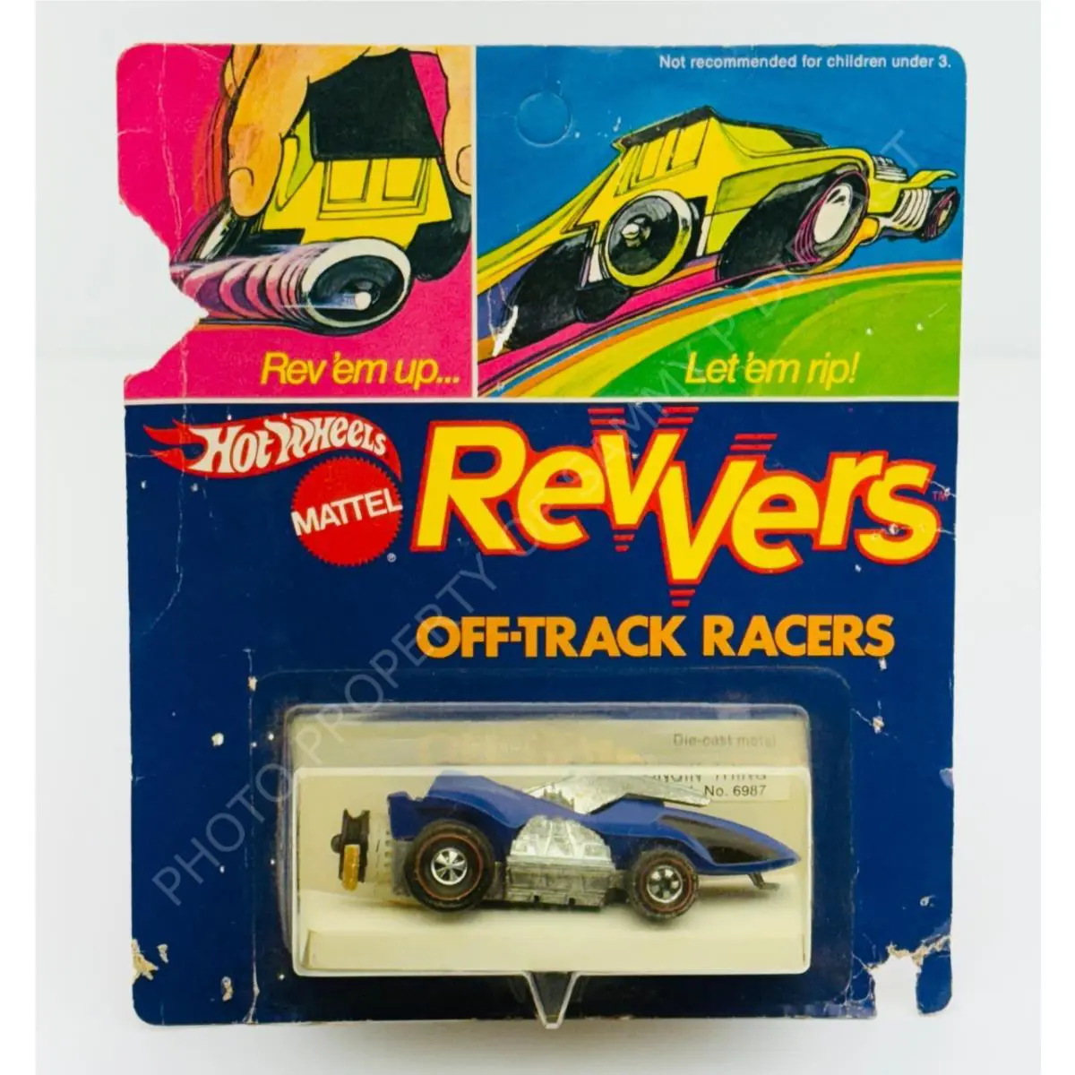 Hot Wheels Redline Revvers Stingin Thing Dark Blue in Blisterpack