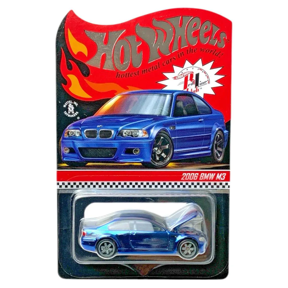 Hot Wheels Red Line Club 2006 Bmw M3 Blue 12 918/30 000 Rlc Exclusive 2022