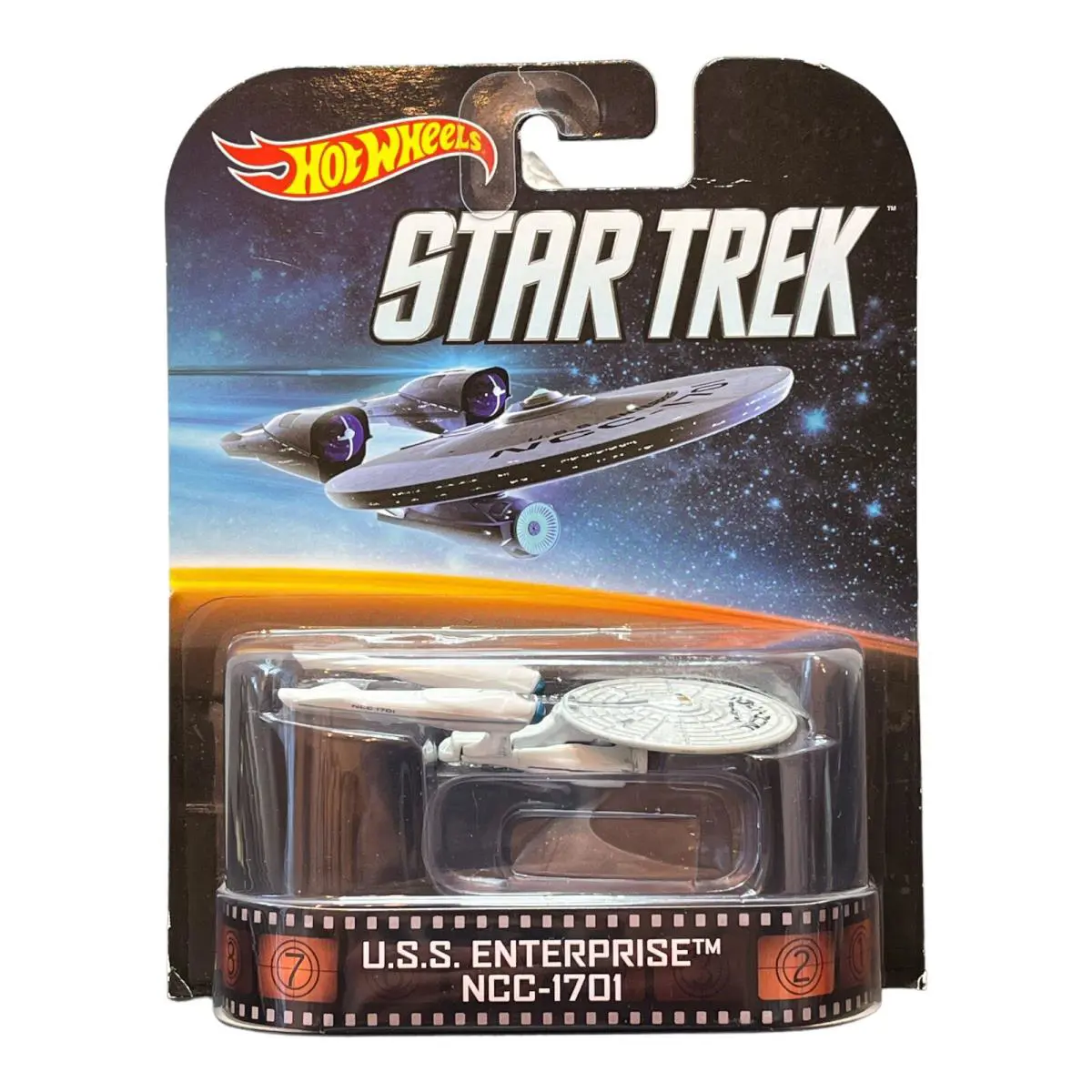 Hot Wheels Retro Entertainment Star Trek U.s.s. Enterprise NCC-1701 BDT85 Nrfp