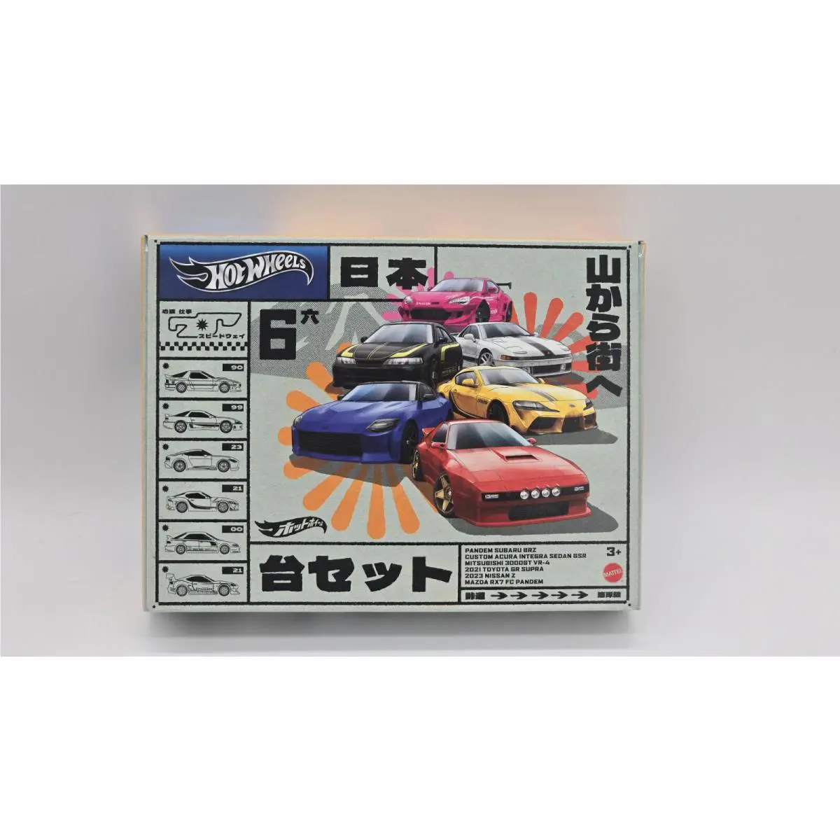 Hot Wheels 2024 Streets Of Japan - 6 Car Box Set