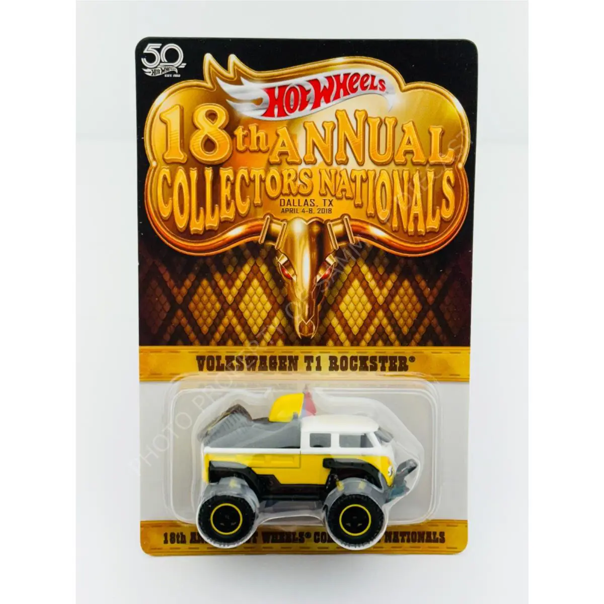 Hot Wheels 2018 18th Nationals Dallas Dinner Volkswagen T1 Rockster 1968/4000