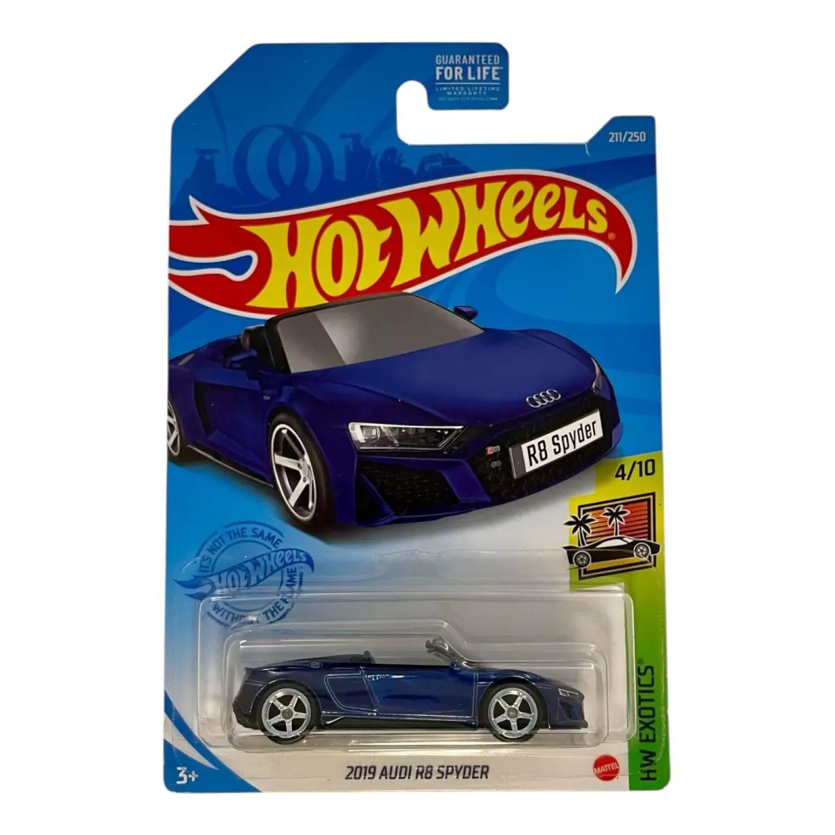Hot Wheels 2019 Audi R8 Spyder 211/250 - Super Treasure Hunt W/protector