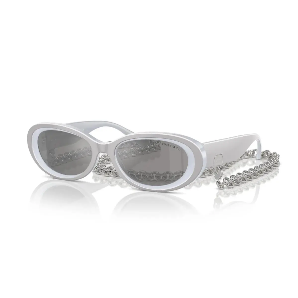 Tiffany TF 4221 Silver with Chain/grey 84106G Sunglasses
