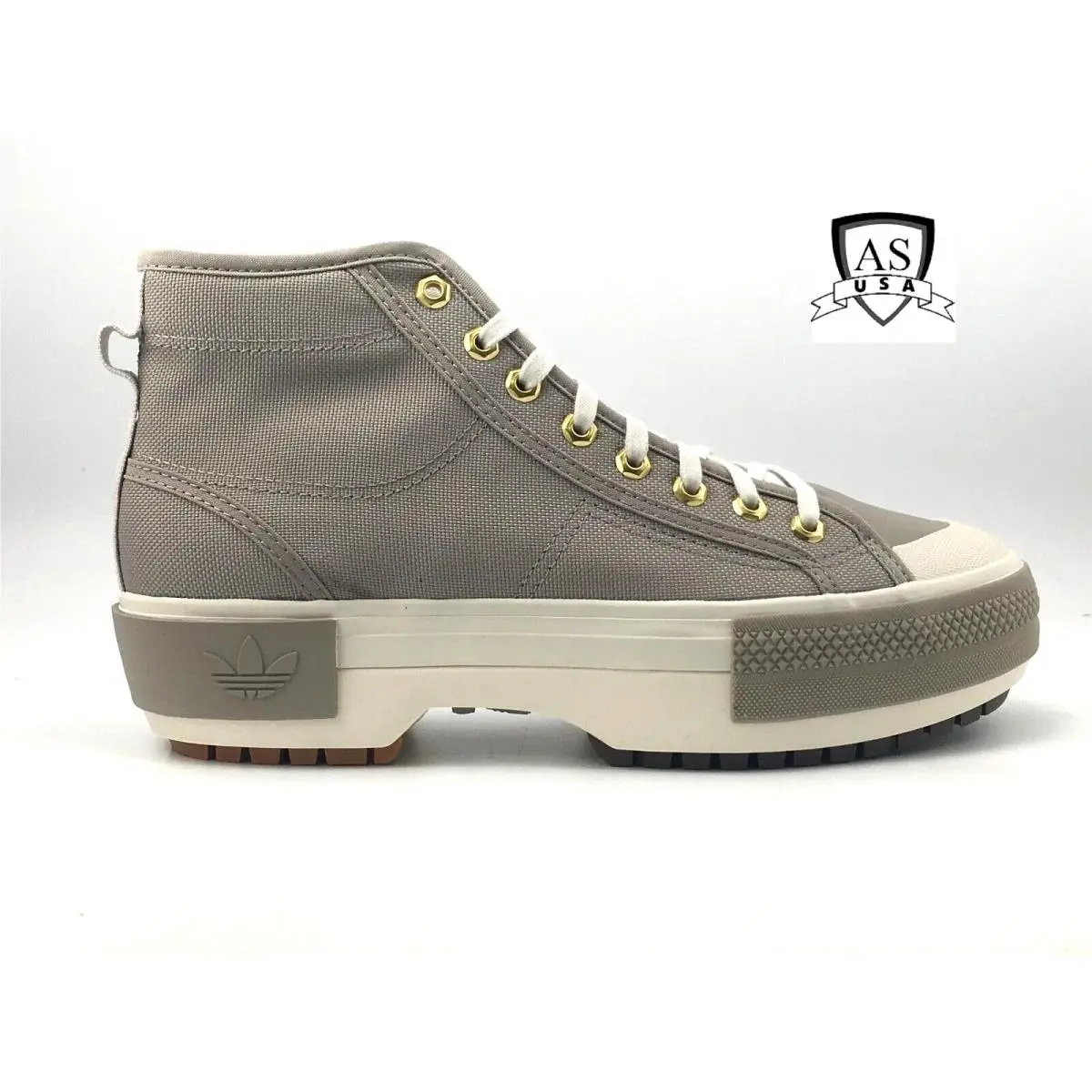 Adidas Nizza Trek Shoes Women`s Grey Size 6