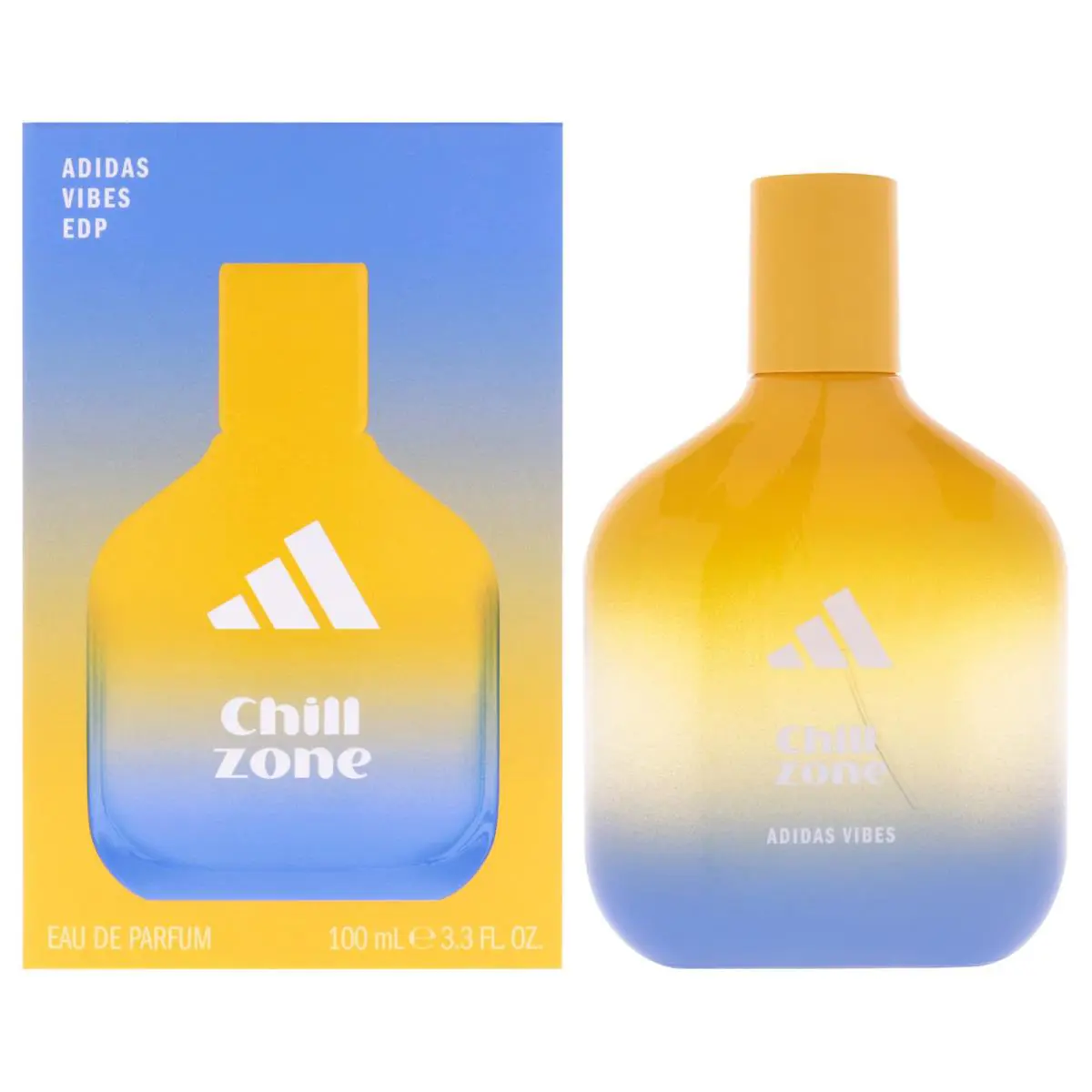 3 Pack Adidas Vibes - Chill Zone by Adidas For Unisex - 3.3 oz Edp Spray