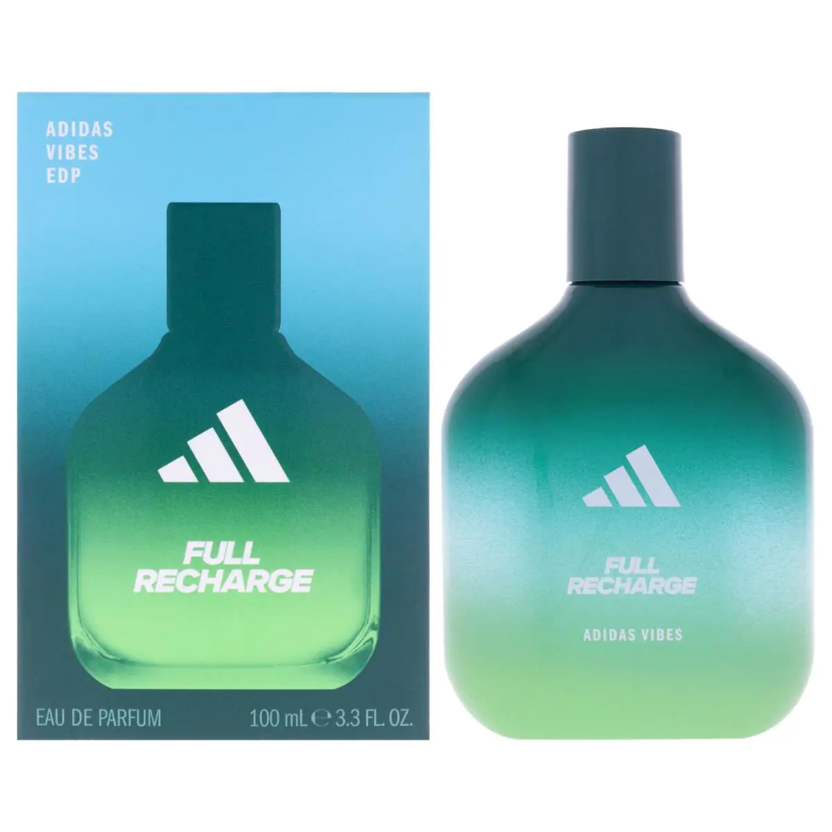 3 Pack Adidas Vibes - Full Recharge by Adidas For Unisex - 3.3 oz Edp Spray