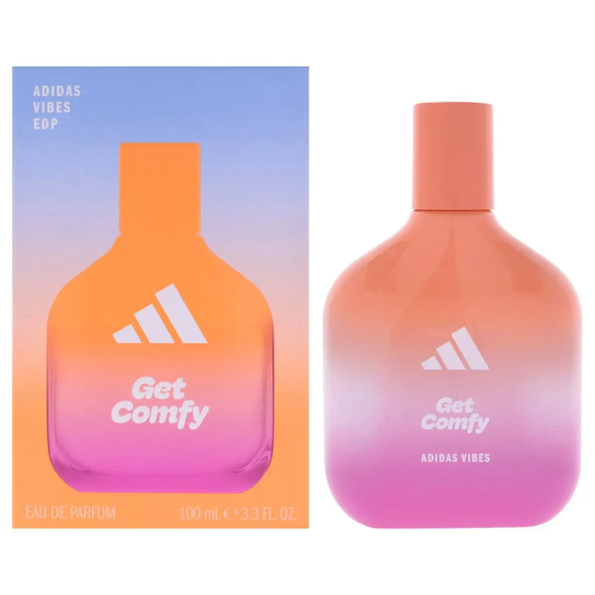 3 Pack Adidas Vibes - Get Comfy by Adidas For Unisex - 3.3 oz Edp Spray
