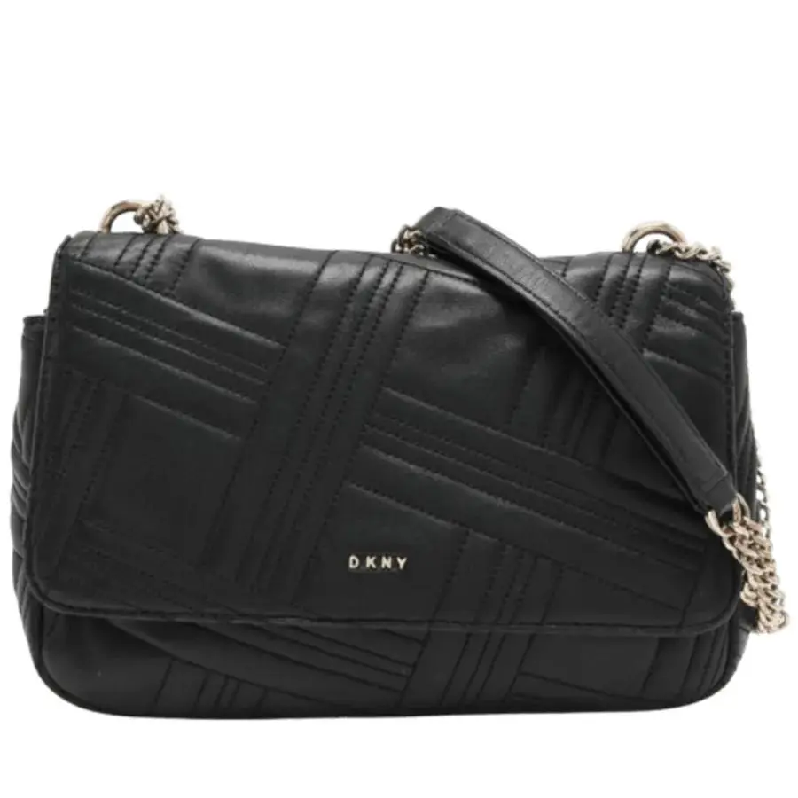 Dkny Allen Medium Leather Flap Women`s Shoulder Bag R833B638BGD by DKNY