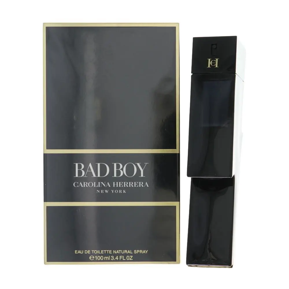 Bad Boy by Carolina Herrera Box For Men 3.4 Oz Eau De Toilette Spray