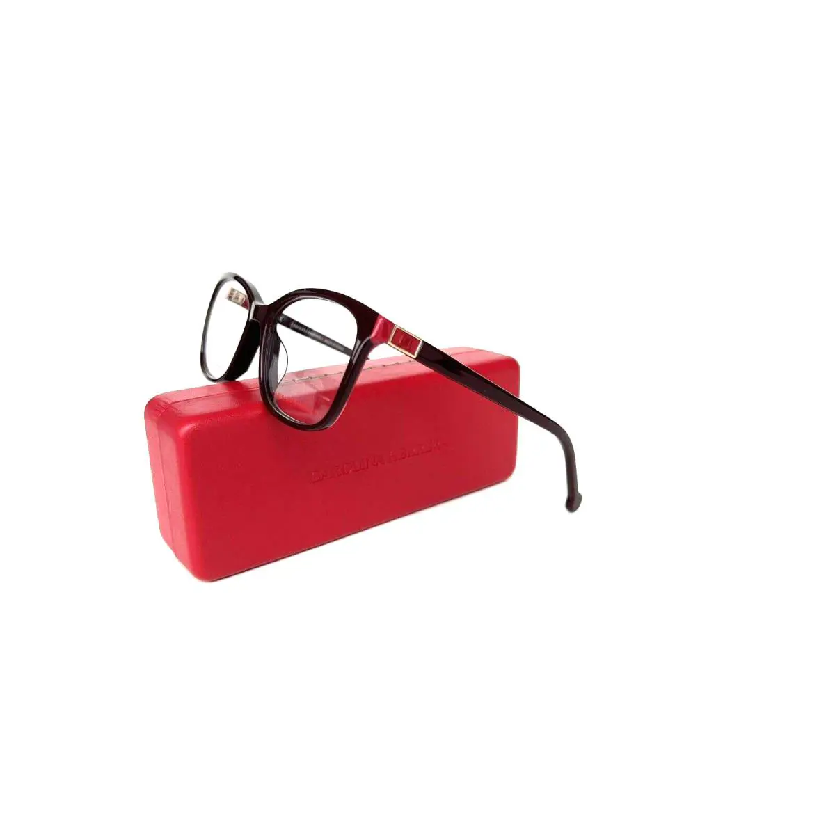 Carolina Herrera Frames Acetate Eyeglasses VHE874K 09HB 51 16 135 Burgundy