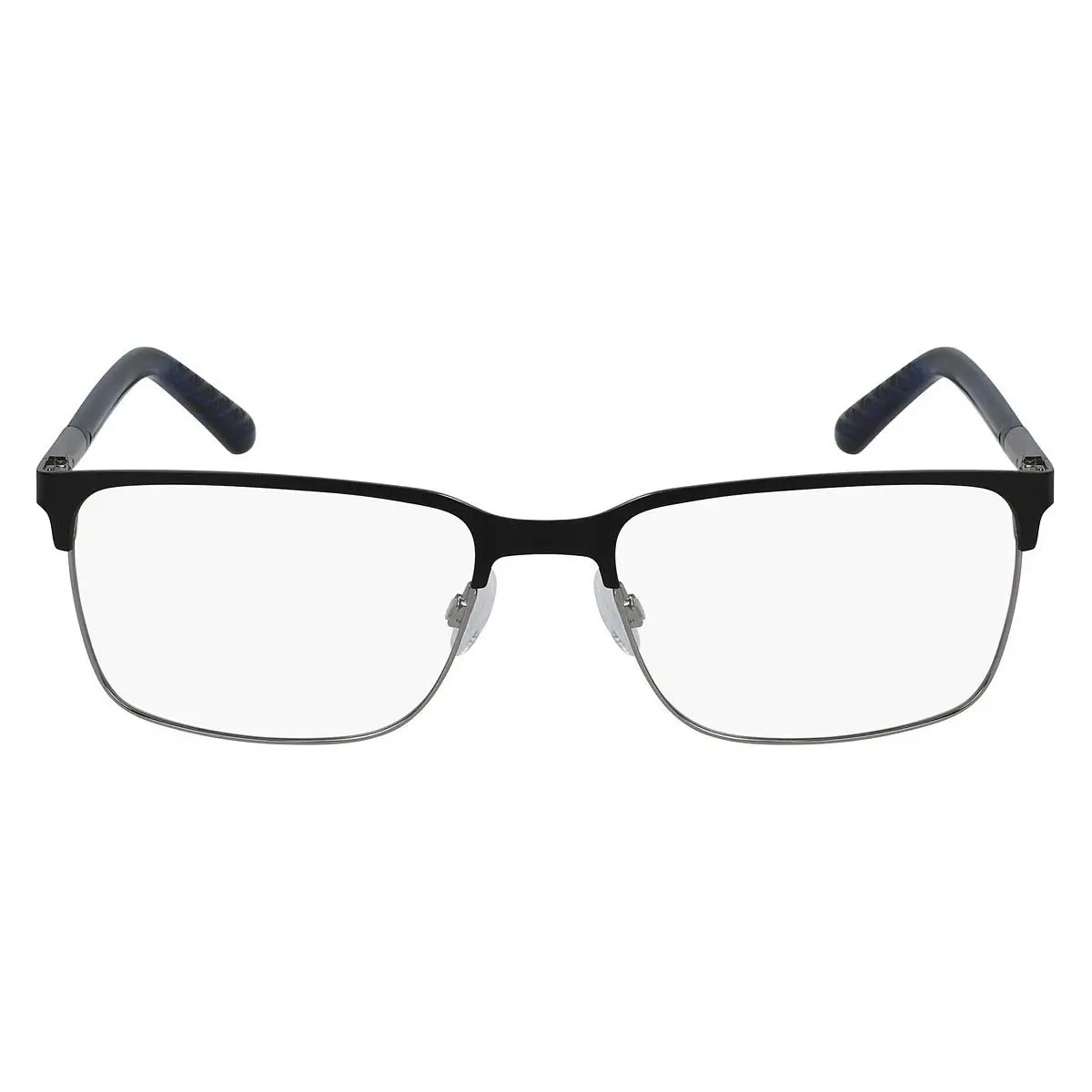 Dragon DR2015 Eyeglasses Matte Black/navy Horn Rectangle 61mm